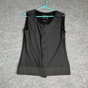 Marena Recovery Compression Vest Womens Size XL Black‎ Zipper Front Post Surgery